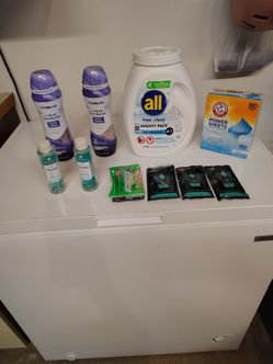New in the package laundry detergent bundle hello