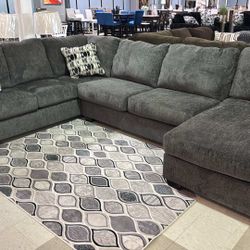 OM• $38 Initial • Brand New Ballinasloe Sectional With Chaise 