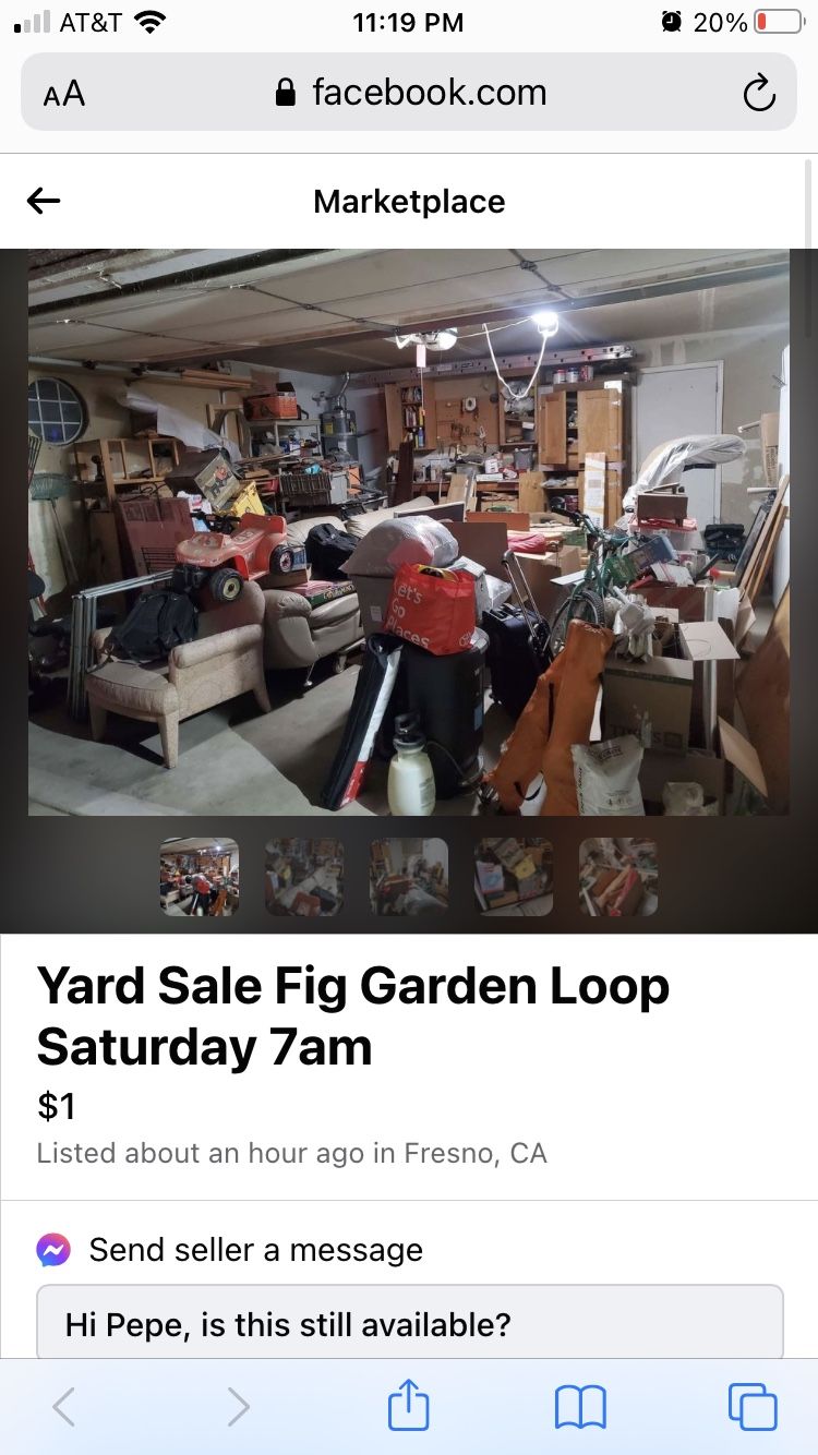 Yard Sale!! 5373 N Aurora Ave Fresno