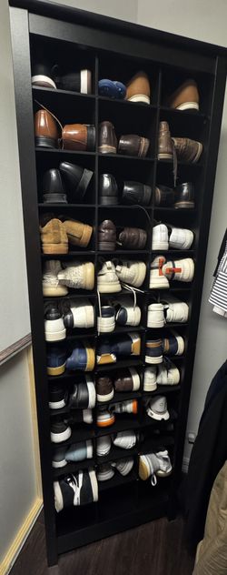 Shoe Storage Cabinet, 36 Pairs Free Standing