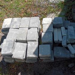 GREY STONE PAVERS 9.5 INCHES BY 6.5 INCHES
