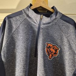 Chicago BEARS  Quarter Zip super Warm Sweater