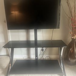 Television And Stand 