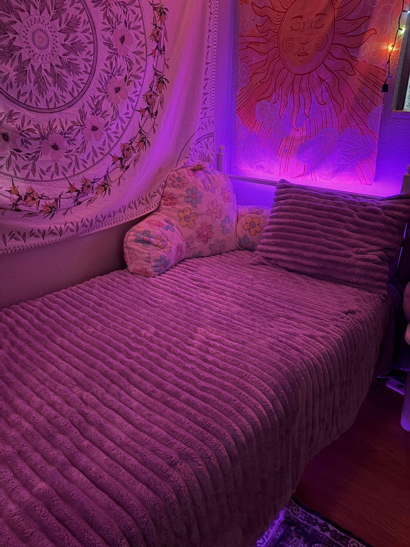 Twin Bedframe w/ LED lights
