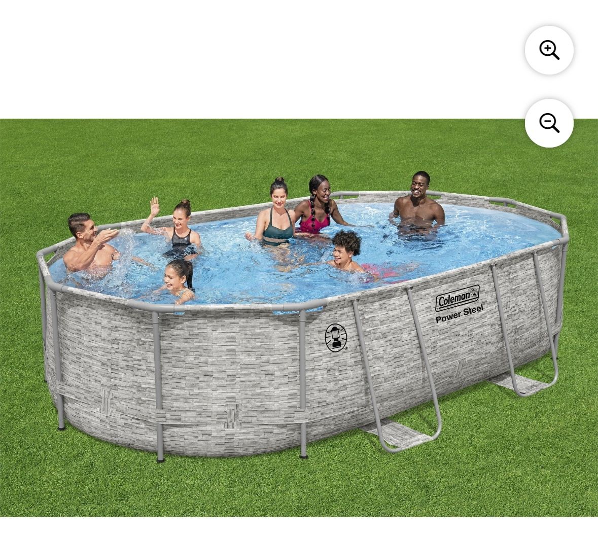 ~NIB Coleman OVAL 16’ X 10’ By 42” DEEP Pool W/ Pump, Filter & LADDED