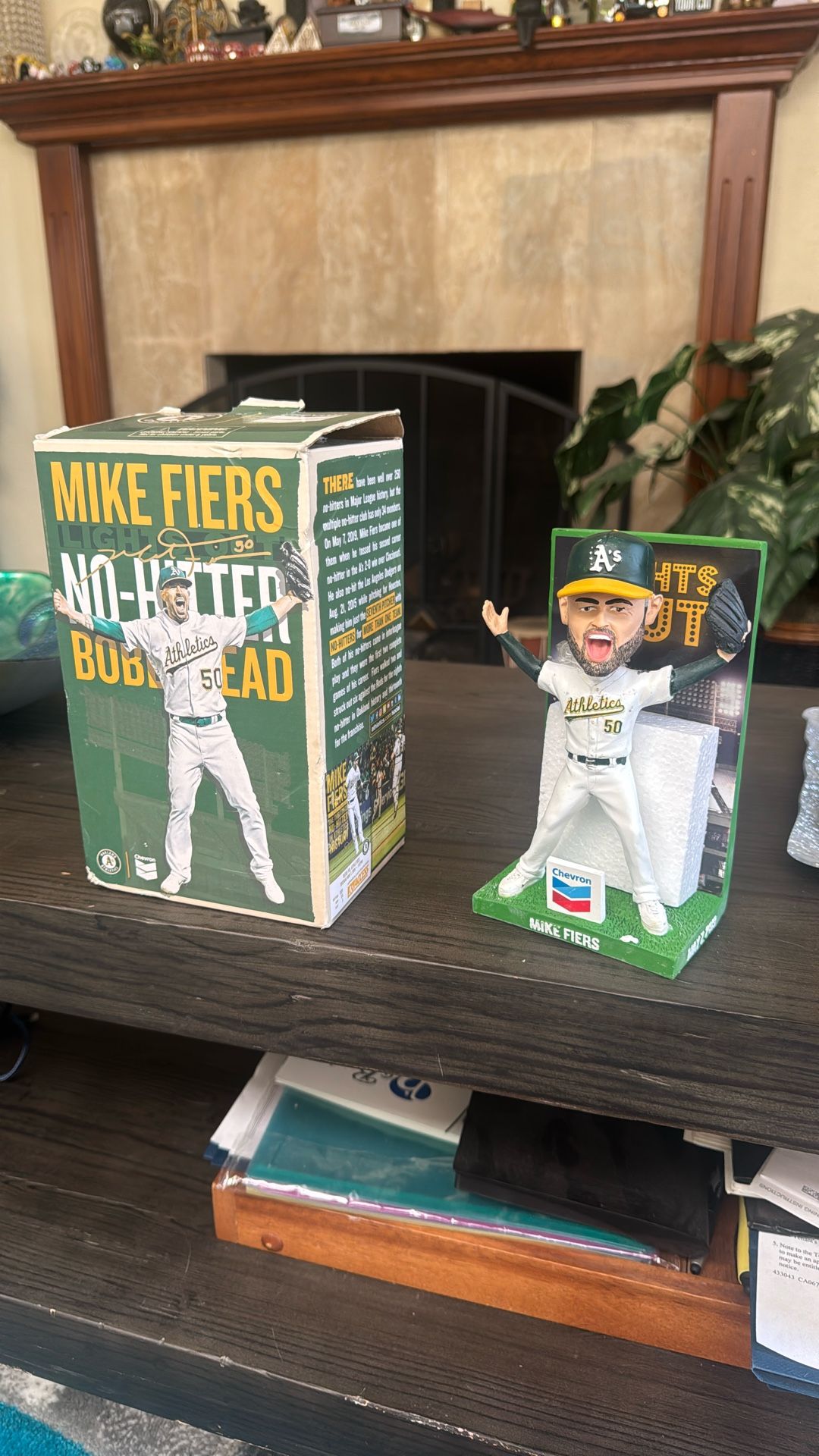 Oakland A’s Mike Fiers Bobblehead