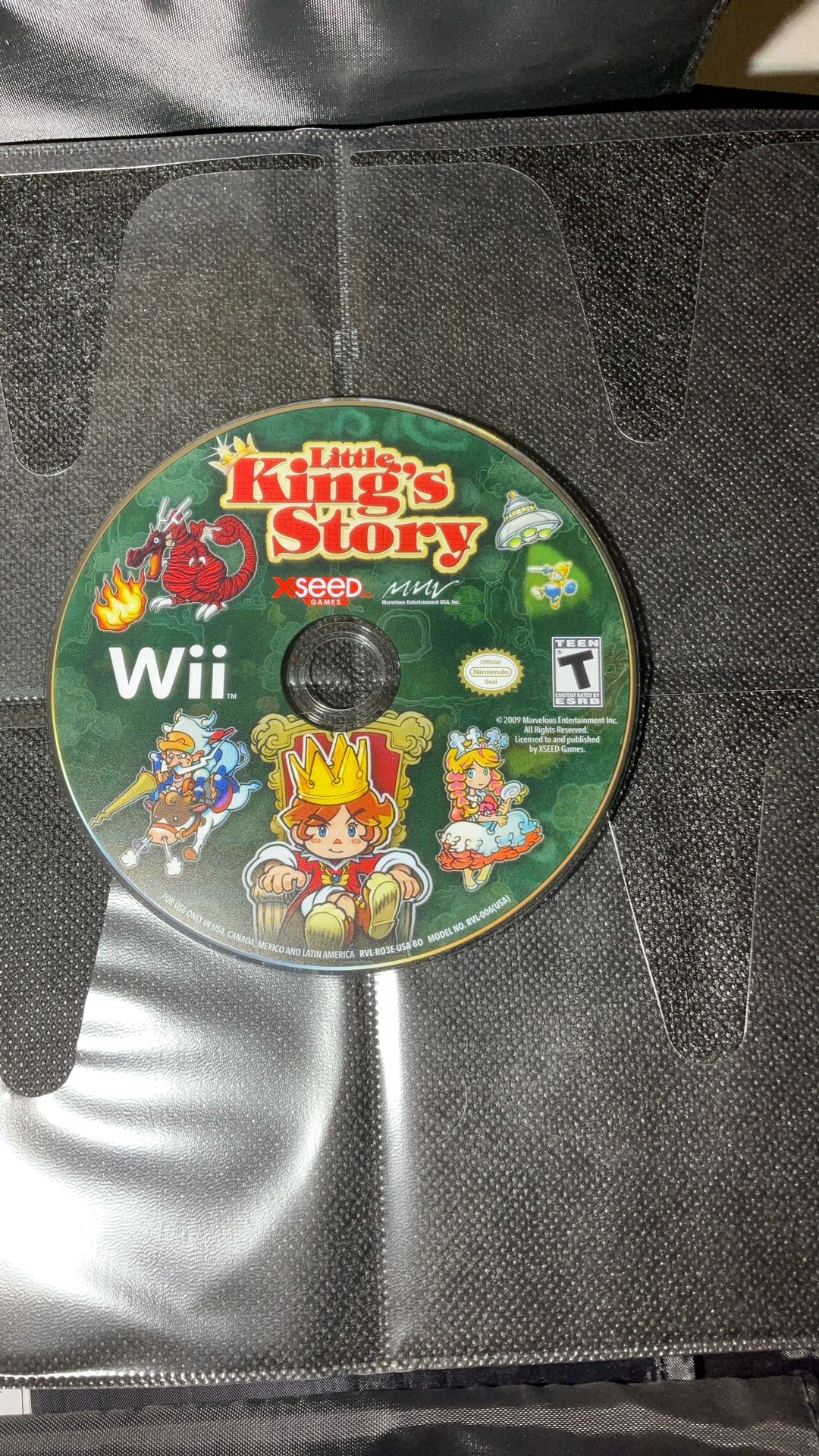 Little King’s Story Game Disc And Manual For Nintendo Wii