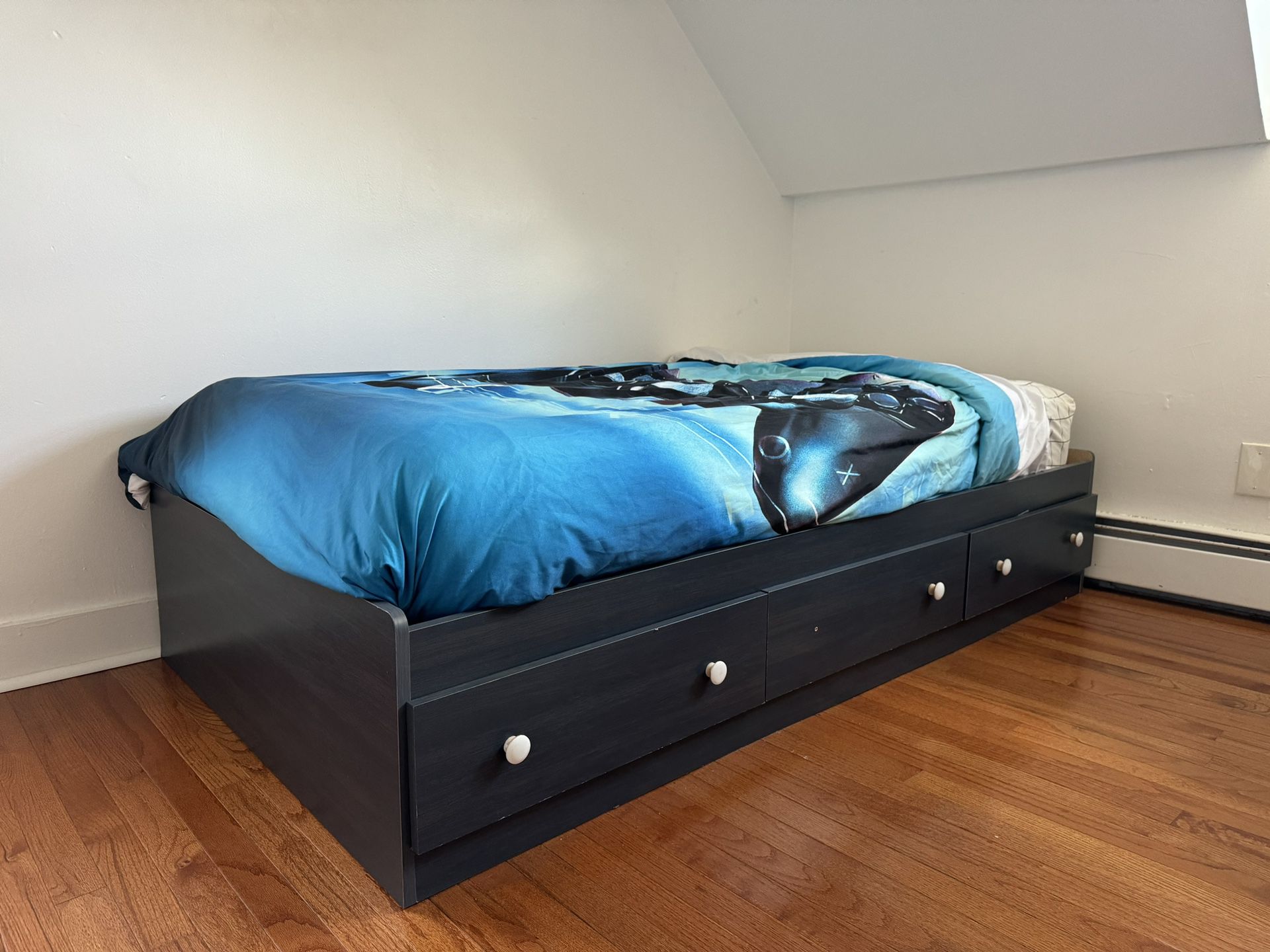 Twin Size Bed Frame & Storage