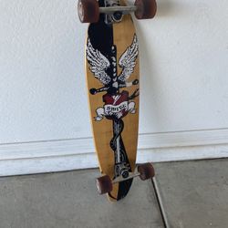 smite punk d longboard skateboard