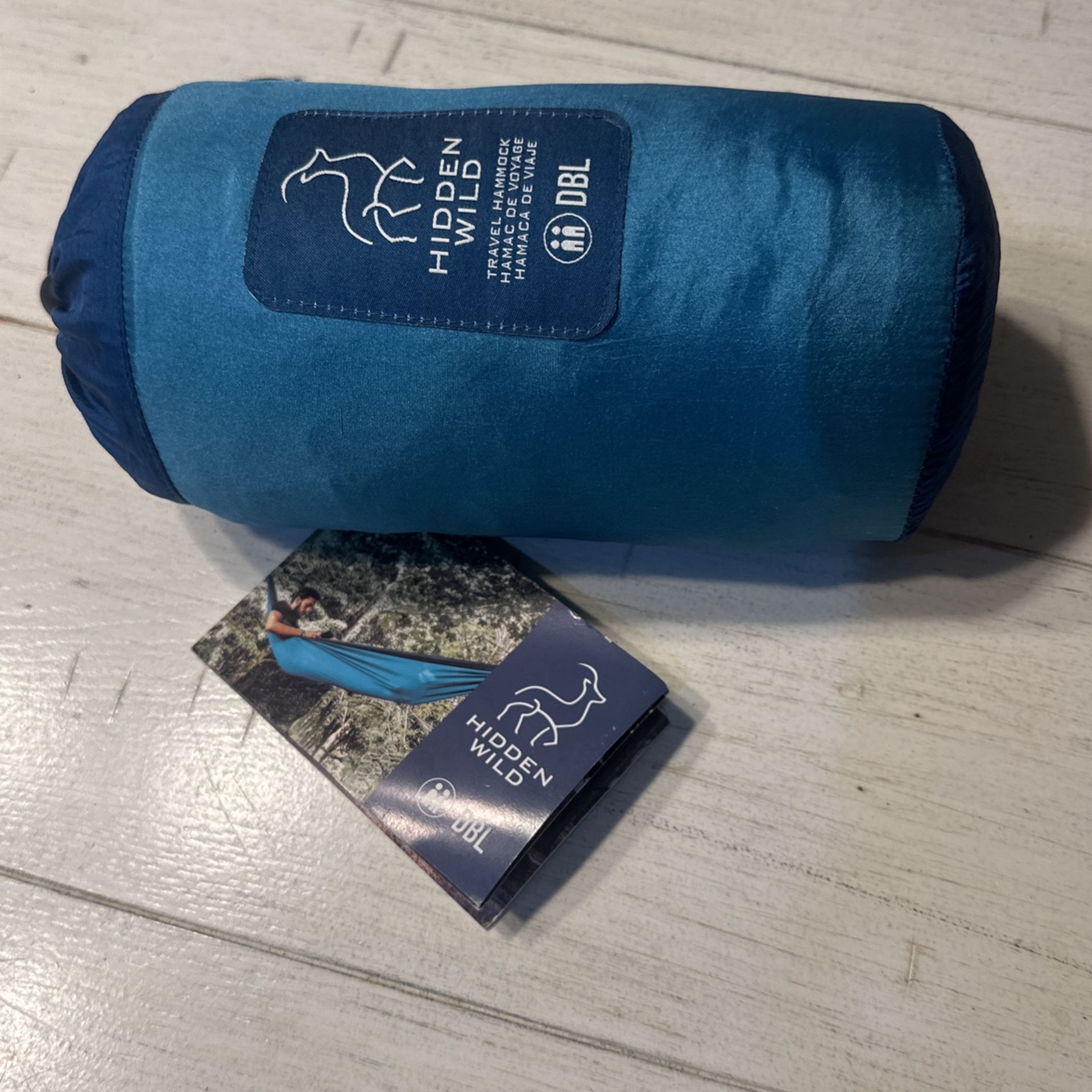 New with Tags! Hidden Wild Travel Hammock. Suitable For One Or 2 People