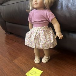 American Girl Doll kit with freckles 18” pristine condition meet outfit