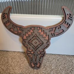 Longhorn Head Wall Hanging 