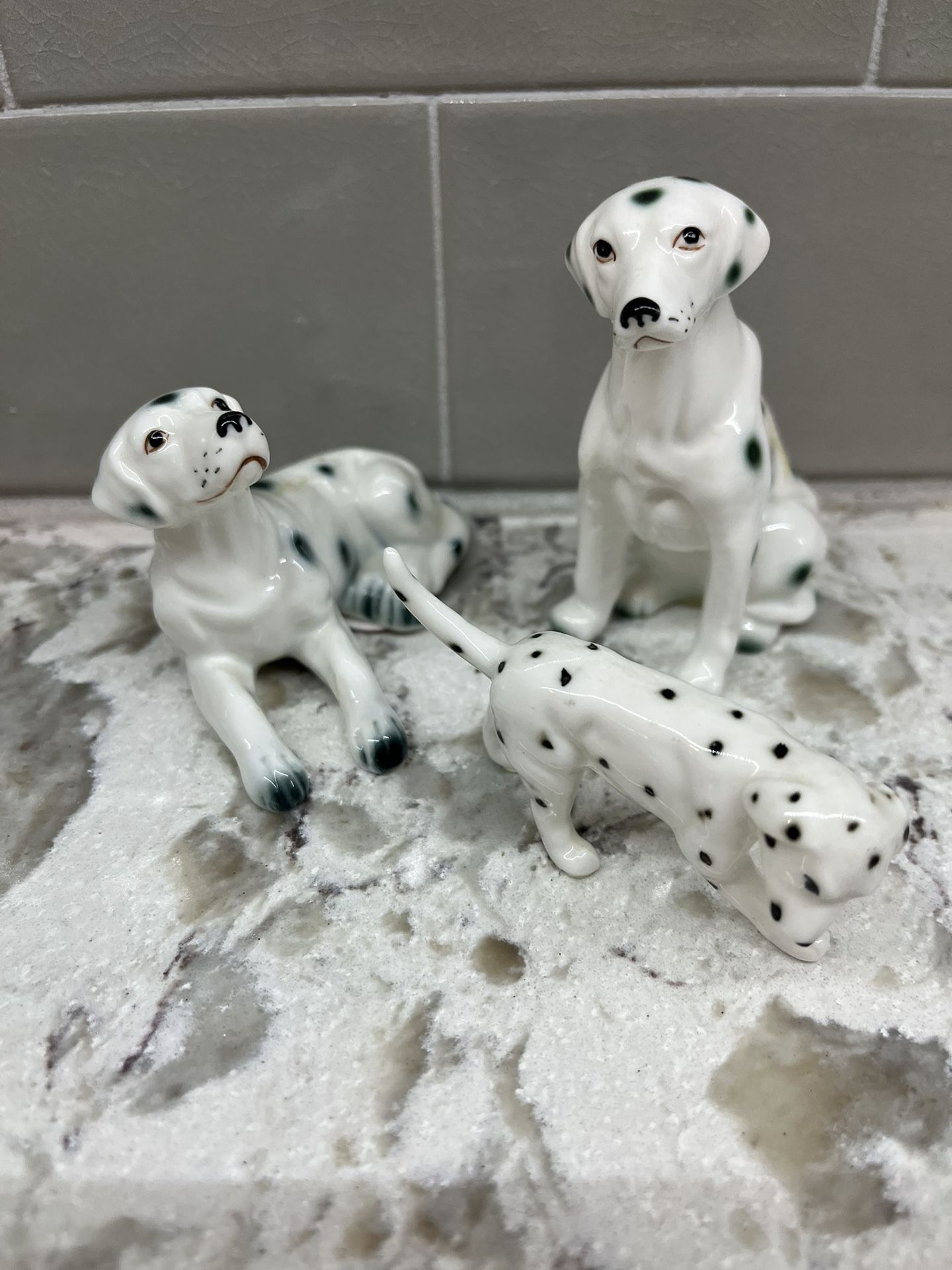 Dalmatian Porcelain Figurines 