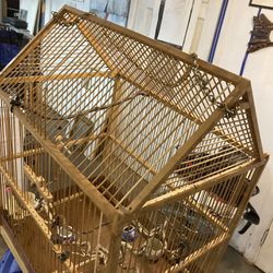 Hand Made Bamboo Bird Cage 