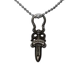 Authentic Chrome Hearts Dagger Pendant 
