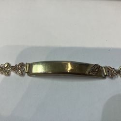 14k Gold Bracelet #109936-1 MJ