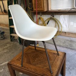 Vintage MCM White Chair Authentic 