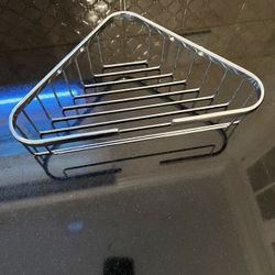Large Bath Polished Chrome Shelf