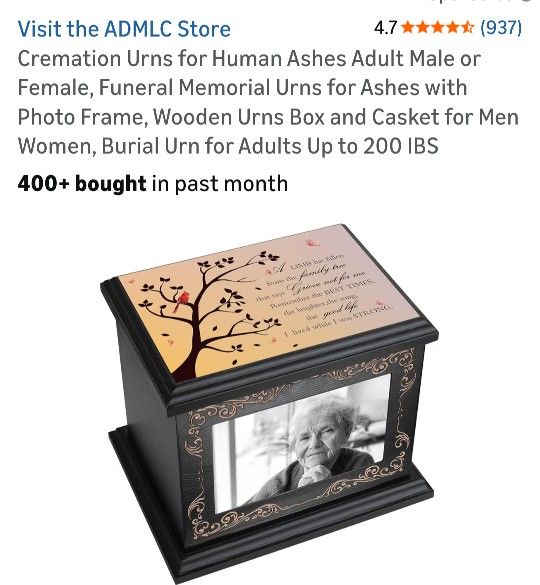 New In Box. Beautiful Wooden Cardinal ⚱️ URN. See 👀 All Photos. Cash / Pickup ONLY 