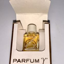 Vintage Y By YSL Parfum Miniature Splash 1/30 Fl. Oz, France