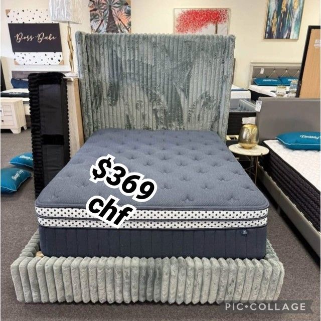 Gray Twin Size Bed Frame  - October Sale !