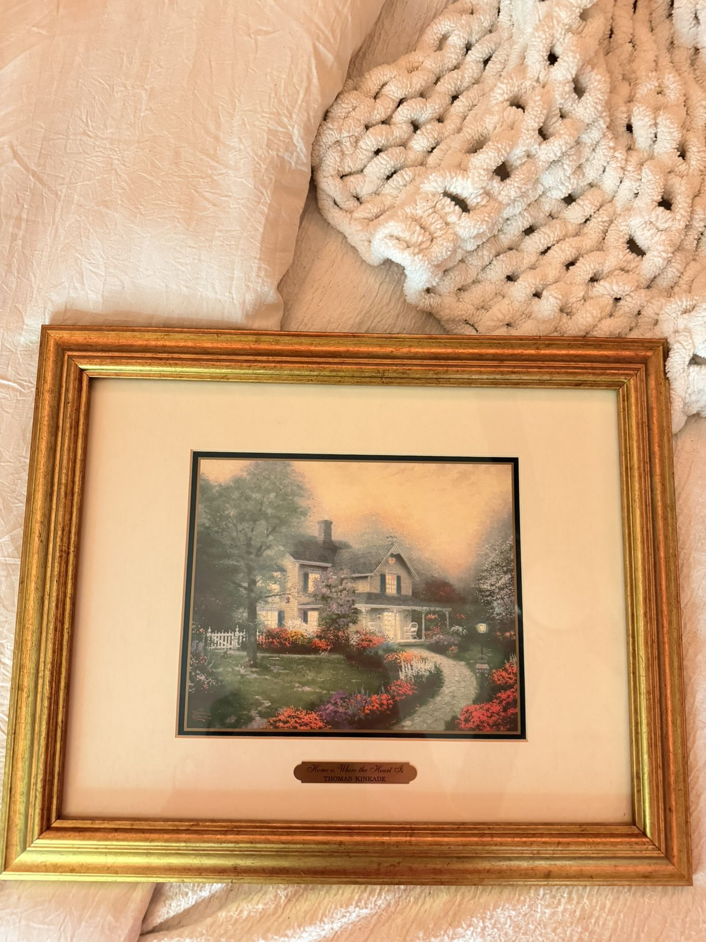 thomas kinkade “home is where the heart is” artwork