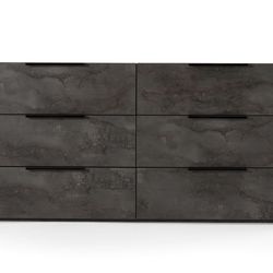 MODERN VOLCANO OXIDE GREY DRESSER