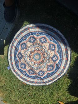Mándala round rug 2 ft 3 pcs