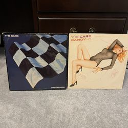 The Cars - Vinyl Record Bundle Lot Candy-O and Panorama 2 Albums Vintage