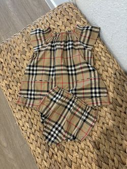 BURBERRY Bloomers Set Baby Girl