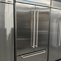 Kitchen Aid French Door Built In 42” Refrigerator 2023 Model 