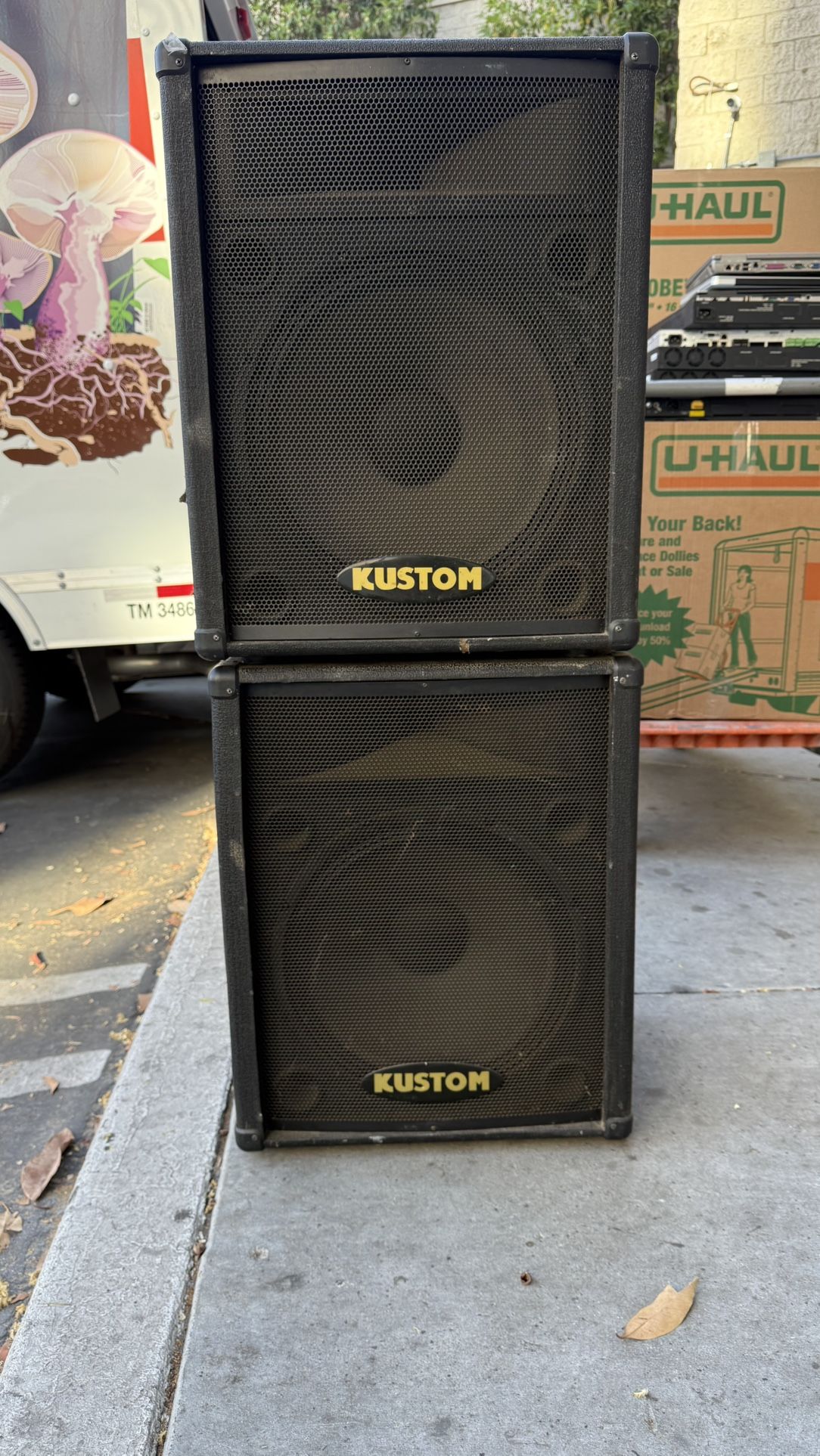 Kustom KSC15 Passive PA Speakers (Pair)