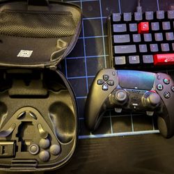 Black PS5 Dual Shock Edge Controller