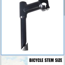 Bike Stem 25.4 * 22.2mm（1 * 0.87 Inch） Aluminum Alloy Gooseneck Shape Length 160mm