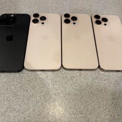 (4)  iPhone 16 Pro Max T-Mobile / Metro Excellent Condition!!! 