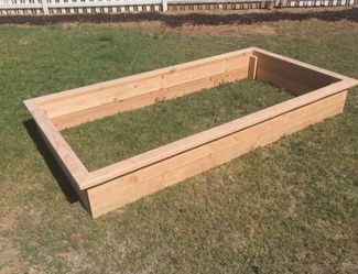 Solid Wood Raised Garden Planter Beds