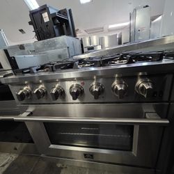 36" FORNO GAS RANGE STAINLESS STEEL 