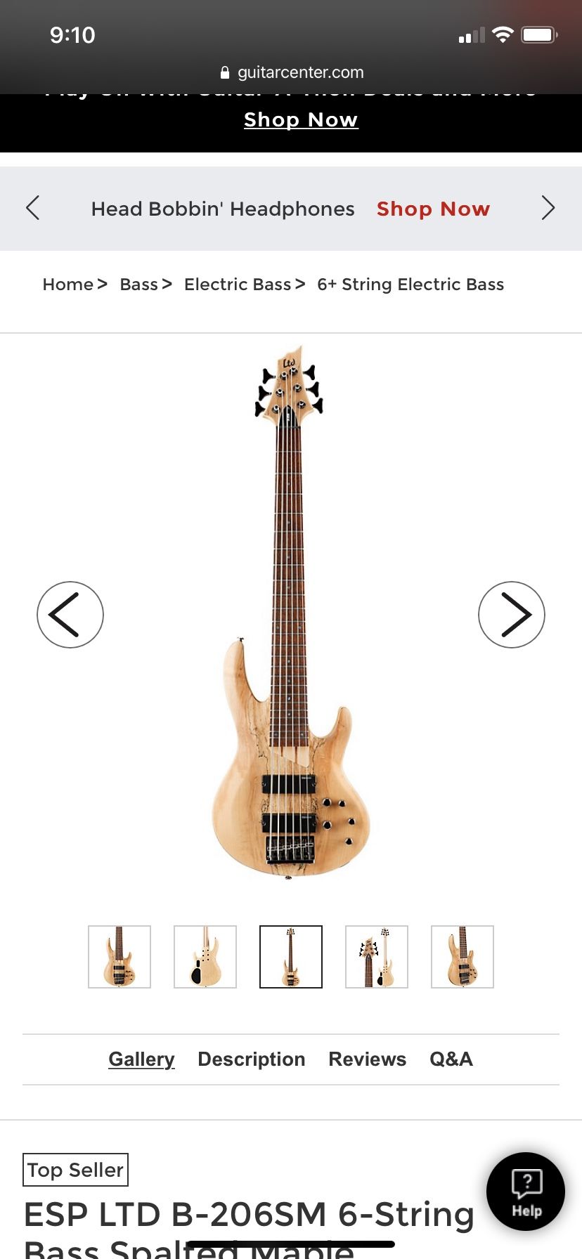 Ltd Bass 6 String