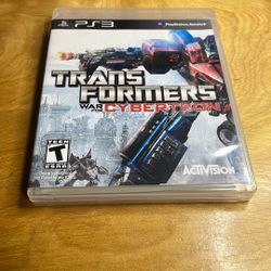 PlayStation 3 / PS3 - Transformers War For Cybertron