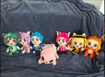 Anime Character Plush Toy Set of 7