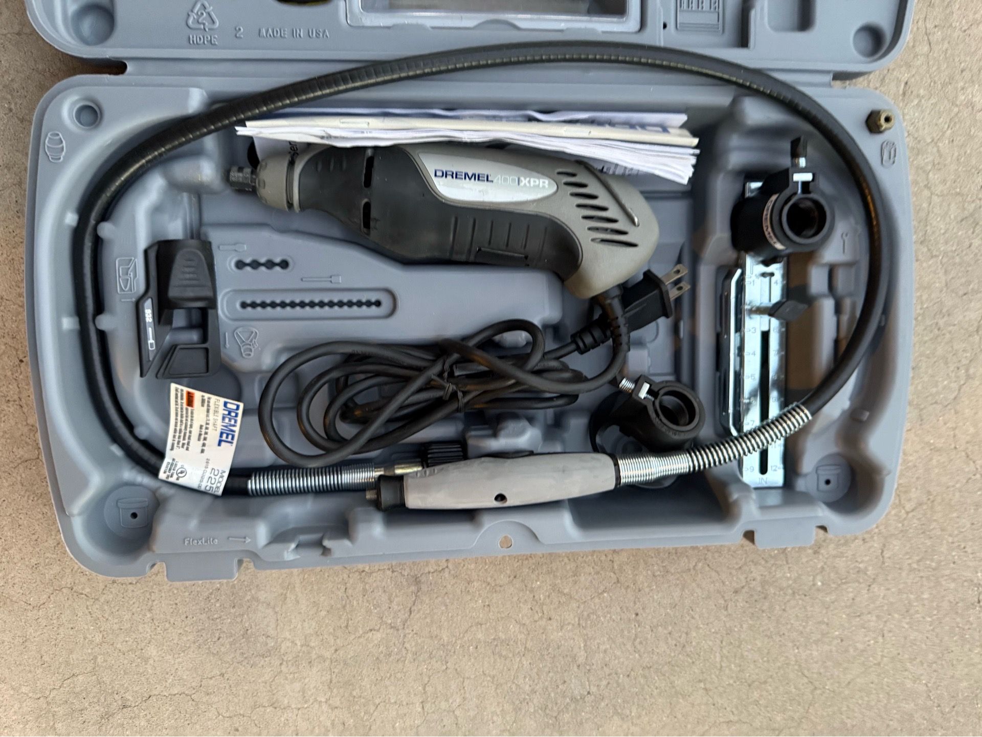 Dremel 400 Series XPR Variable Speed Rotary Tool Kit + Case