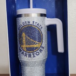 Golden State Warriors Bling 40 Oz Tumbler
