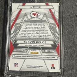 Travis Kelce Jersey Patch Not Game Worn /99