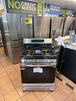 Samsung Gas Stove with AirFry and Convection Fan