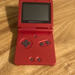 Gameboy Advance SP Red