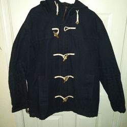 Mens H&M Hooded Coat