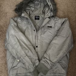 South Pole Winter Jacket with Hood Detachable Fur