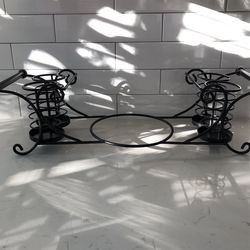Estante de metal Para Platos Y Cubiertos
