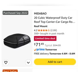 Rooftop Cargo Bag