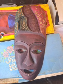 Wood Tribal Mask